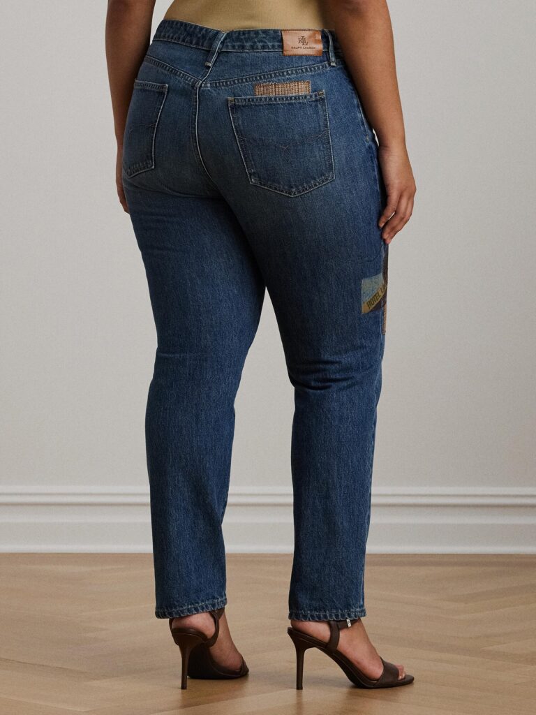 Lauren Ralph Lauren Plus Jeans  albastru denim / maro / ciocolatiu / negru preţ