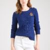 Lauren Ralph Lauren Pulover 'MONTIVA'  bleumarin / negru / alb