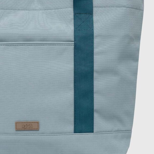 Lefrik geanta STRATA TOTE BAG culoarea turcoaz preţ