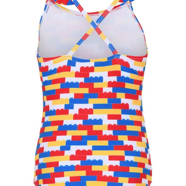 Lego Wear costum de baie copii culoarea rosu