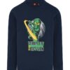 Lego longsleeve din bumbac pentru copii culoarea albastru marin