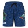 Lego pantaloni scurti de baie copii culoarea albastru marin