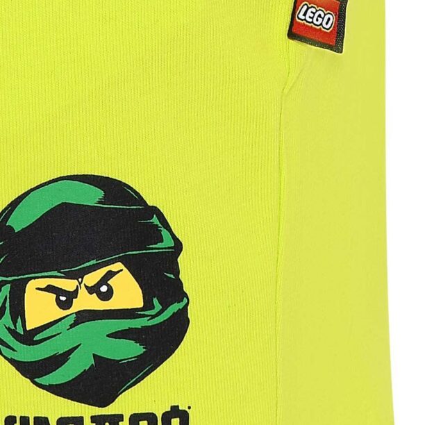 Lego pantaloni scurti de baie copii culoarea verde preţ