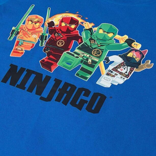 Lego tricou de bumbac pentru copii cu imprimeu preţ