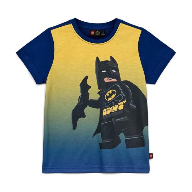 Lego tricou de bumbac pentru copii culoarea galben