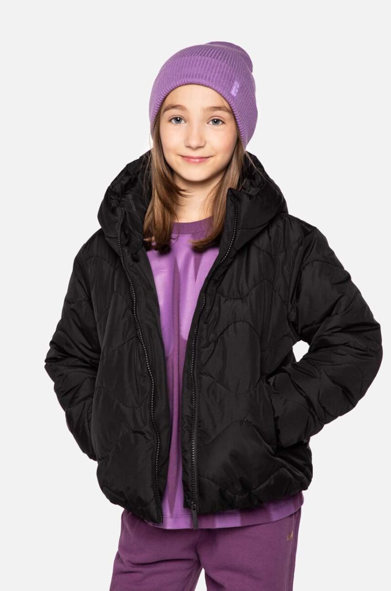 Lemon Explore geaca copii ZL3152701OJG OUTERWEAR JESIEŃ GIRL culoarea negru