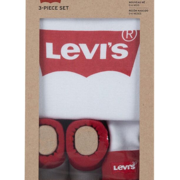 Levi's Compleu bebe culoarea alb preţ