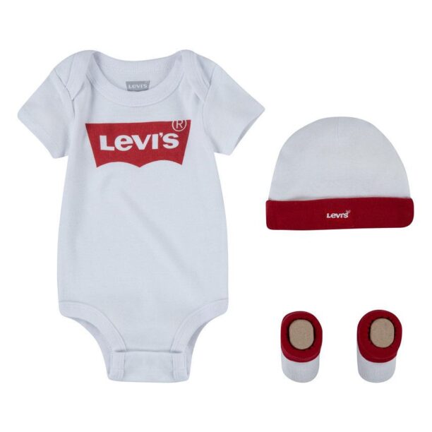 Levi's Compleu bebe culoarea alb