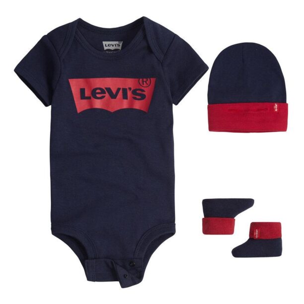 Levi's Compleu bebe culoarea albastru marin