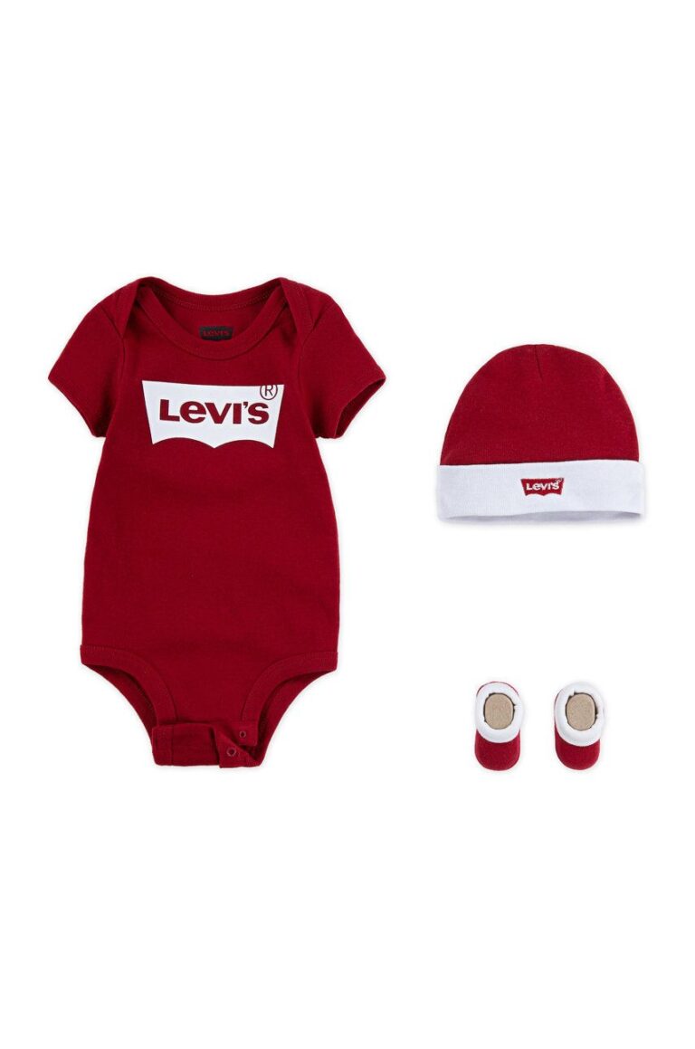 Levi's Compleu bebe culoarea rosu