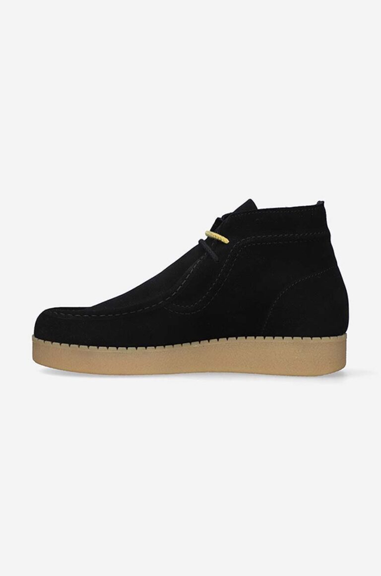 Levi's Footwear&Accessories botine de piele întoarsă D7352.0003 RVN 75 culoarea negru D7352.0003-black preţ