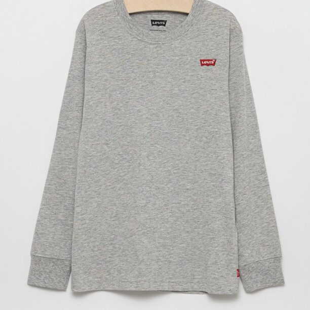 Levi's Longsleeve copii culoarea gri