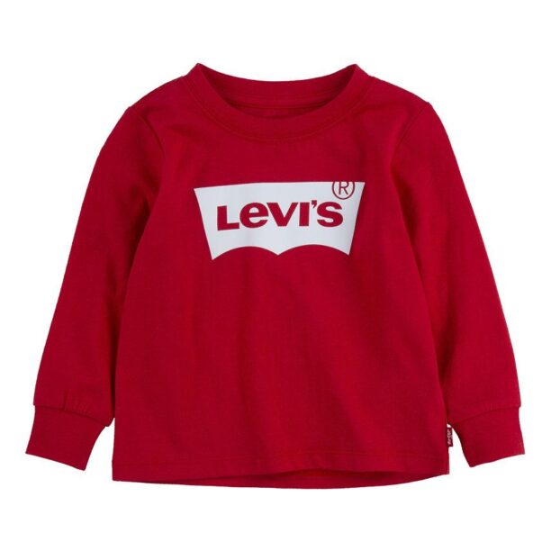 Levi's Longsleeve copii culoarea rosu