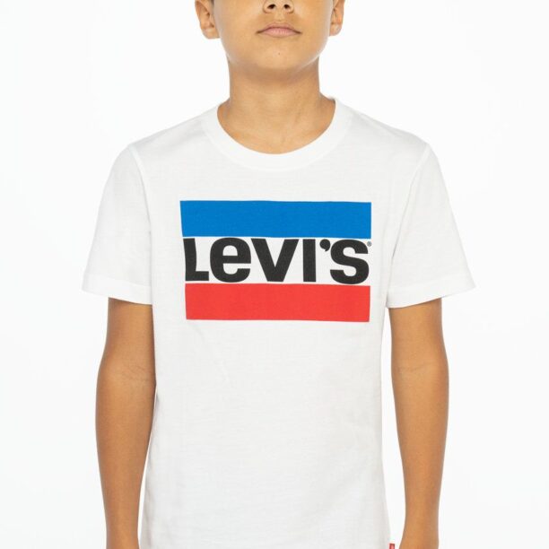 Levi's Tricou copii culoarea alb