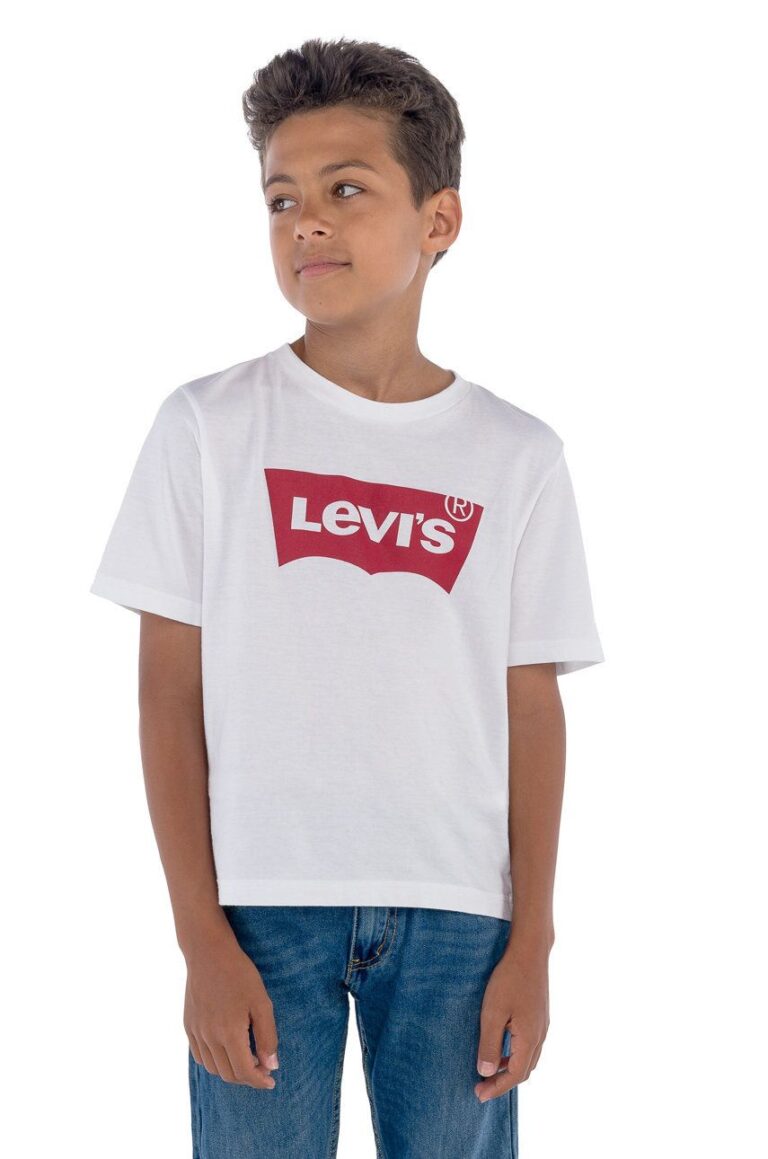 Levi's Tricou copii culoarea alb