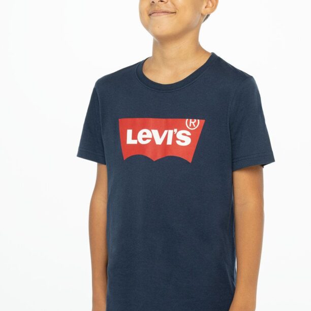 Levi's Tricou copii culoarea albastru marin