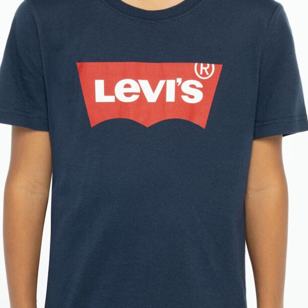 Levi's Tricou copii culoarea albastru marin