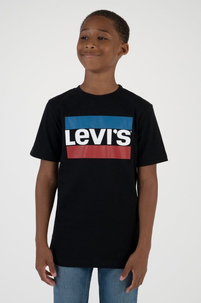 Levi's Tricou copii culoarea negru