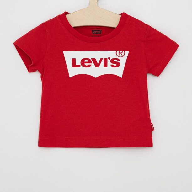 Levi's Tricou copii culoarea rosu