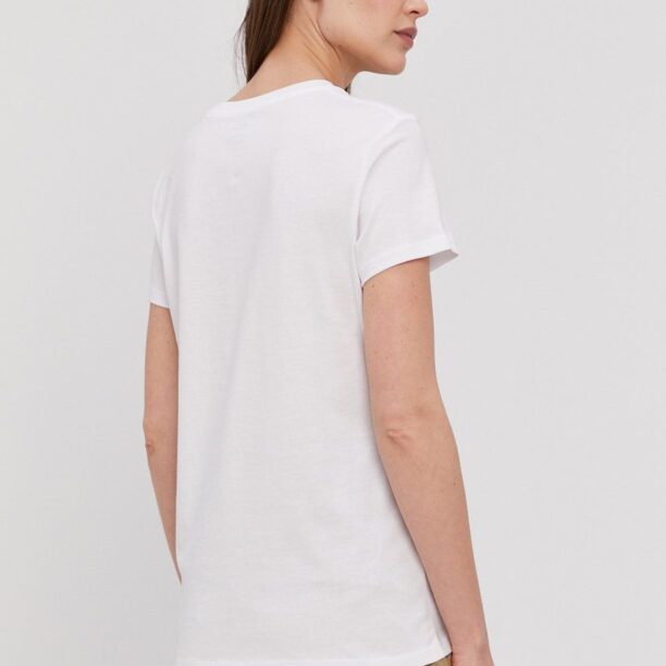 Levi's Tricou culoarea alb preţ