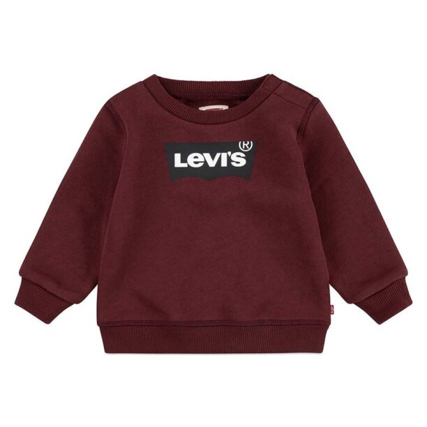 Levi's bluza bebe culoarea maro