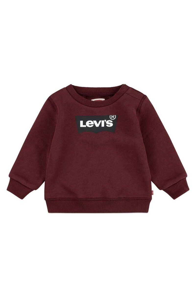 Levi's bluza bebe culoarea maro