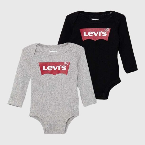 Levi's body din bumbac pentru bebelusi 2-pack