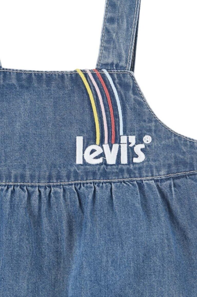 Levi's compleu bebe culoarea alb preţ