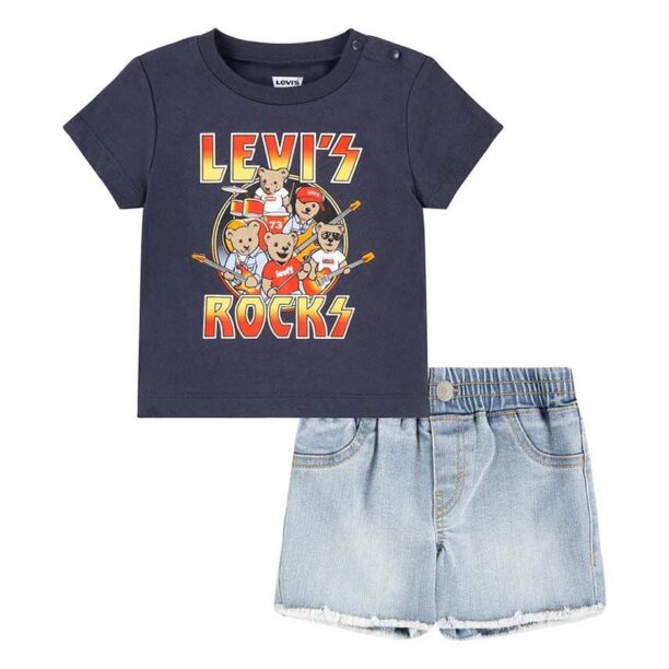 Levi's compleu bebe culoarea negru