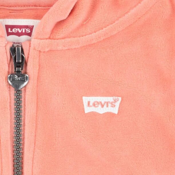 Levi's compleu bebe culoarea portocaliu preţ