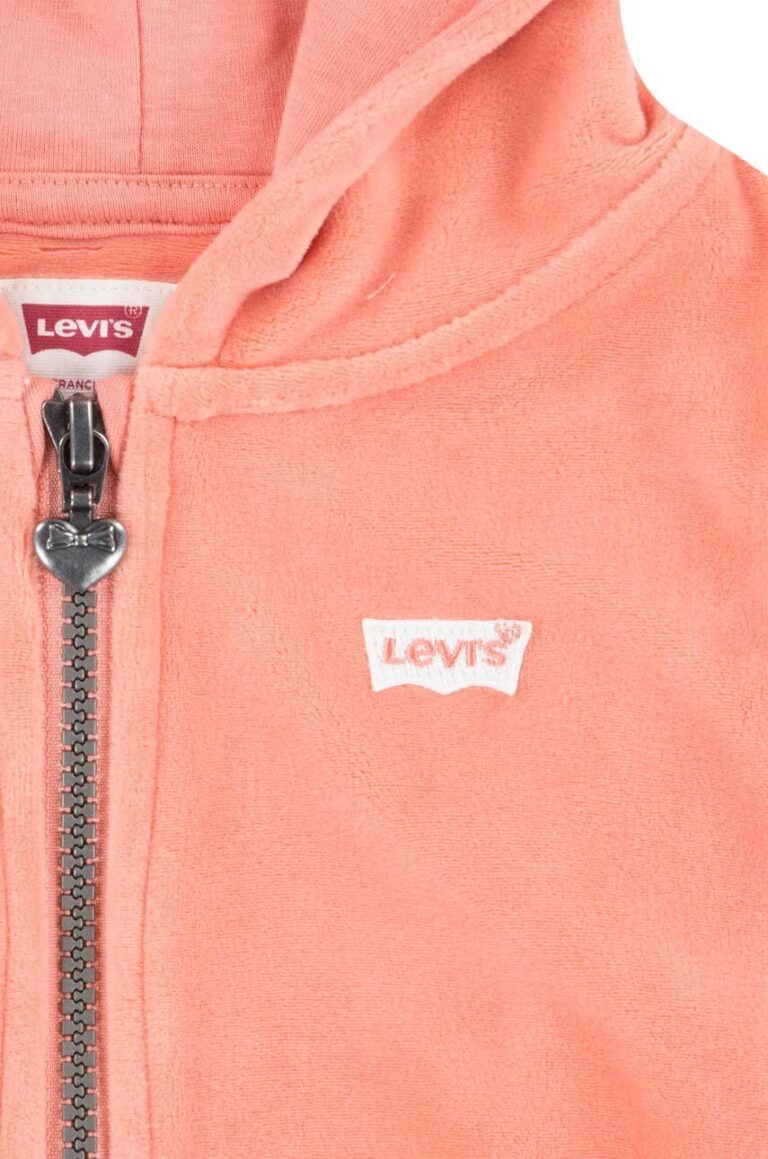 Levi's compleu bebe culoarea portocaliu preţ