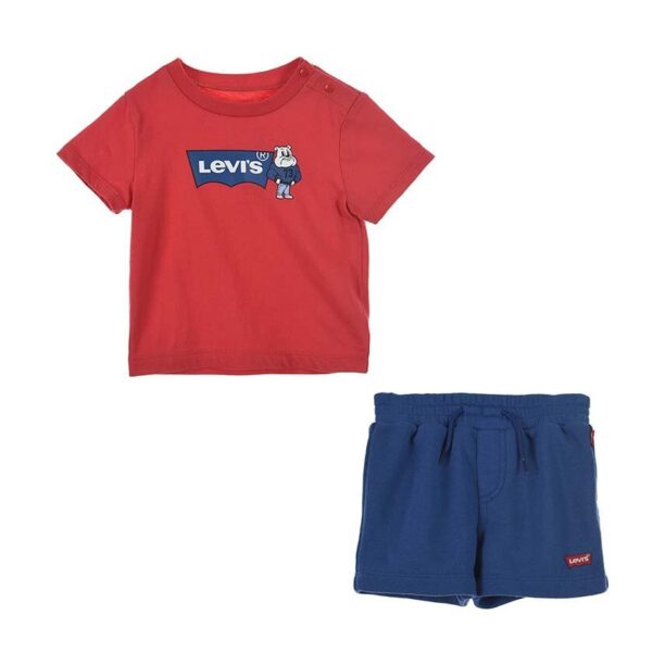 Levi's compleu bebe culoarea rosu