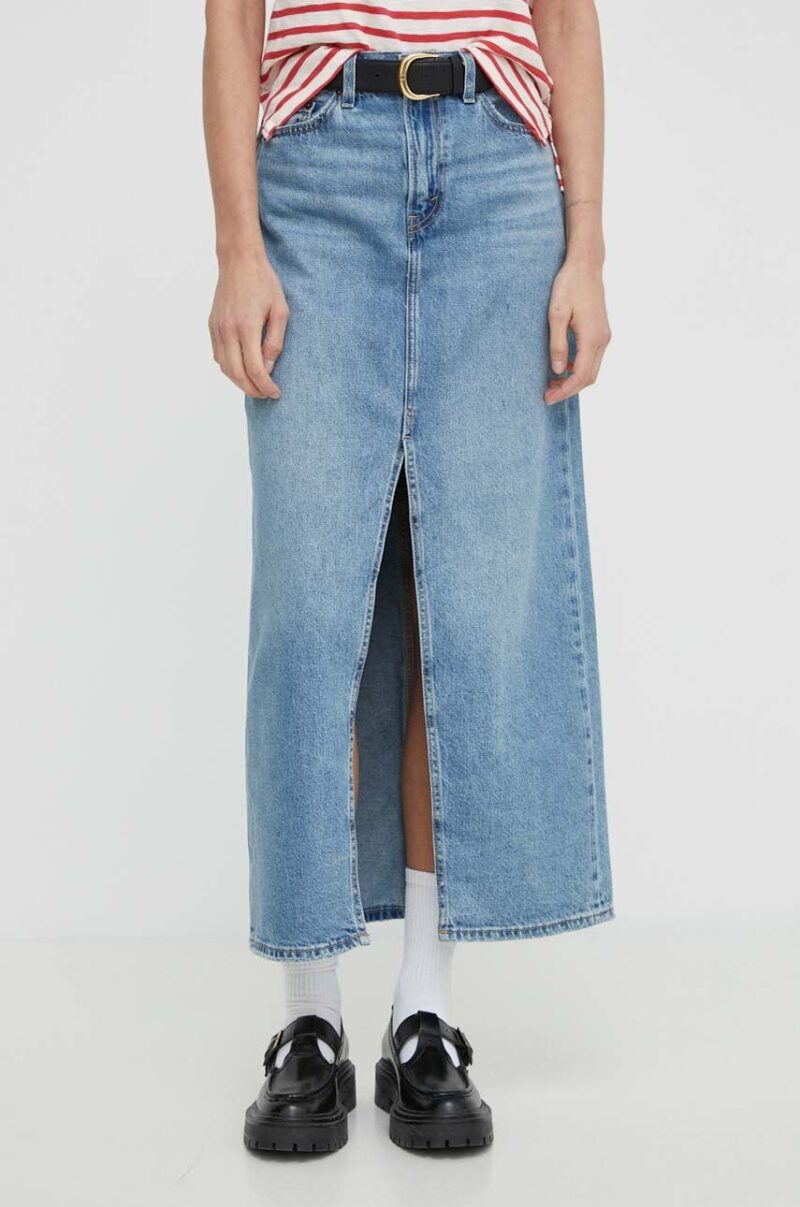 Levi's fusta jeans maxi