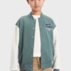 Levi's geaca bomber pentru copii LVB PREP SPORT BOMBER JACKET culoarea verde