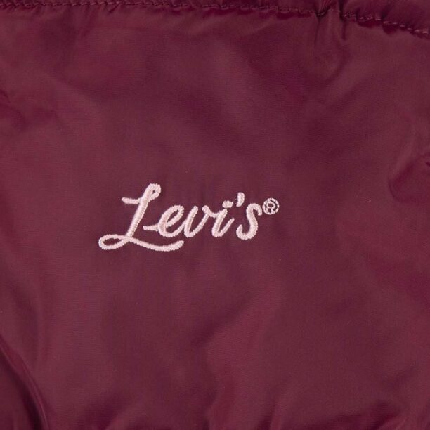 Levi's geaca copii culoarea rosu preţ