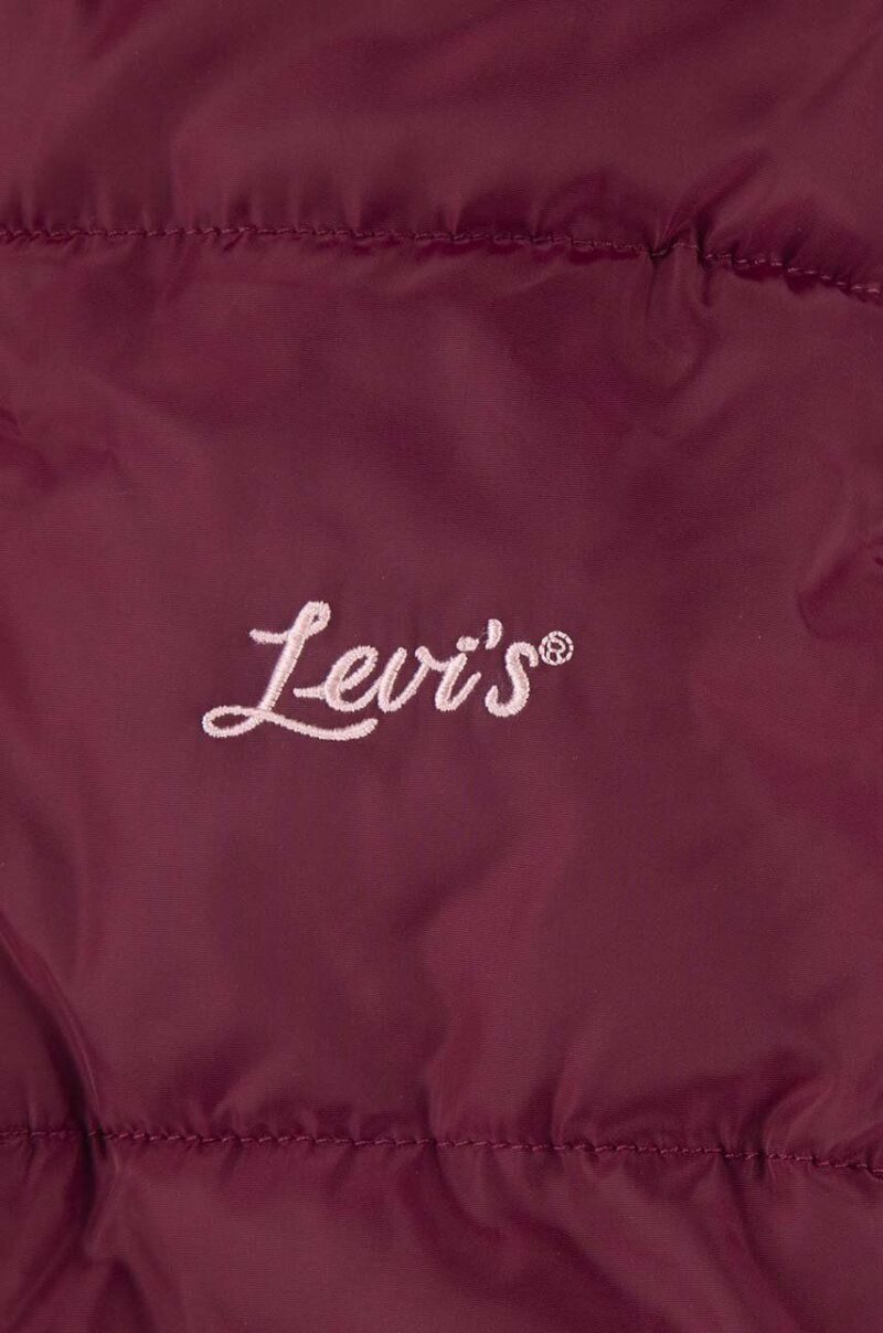 Levi's geaca copii culoarea rosu preţ