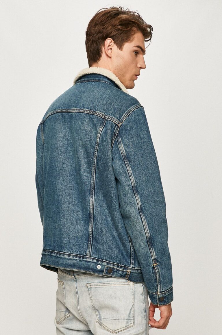 Levi's geacă din denim 16365.0128-MedIndigoW preţ