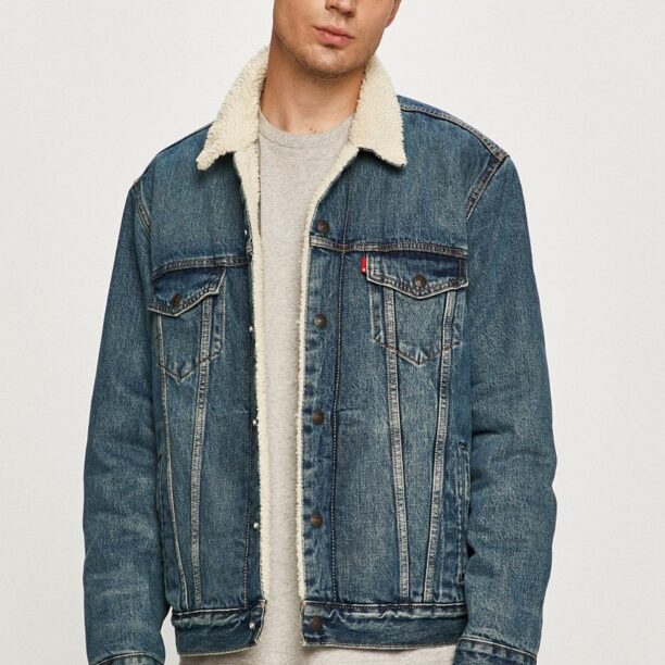 Levi's geacă din denim 16365.0128-MedIndigoW