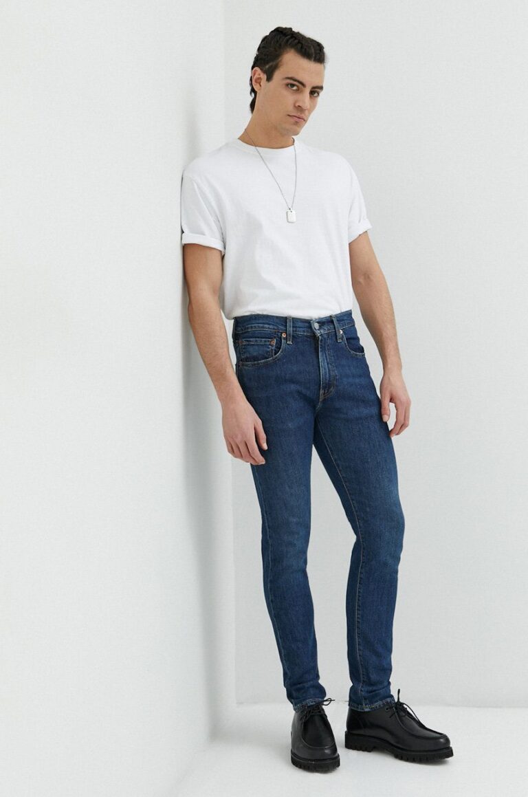 Levi's jeans 512 Sim Taper bărbați 28833.1114-MedIndigoW preţ