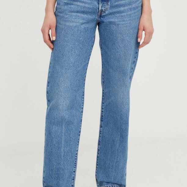 Levi's jeansi 501 90S femei high waist