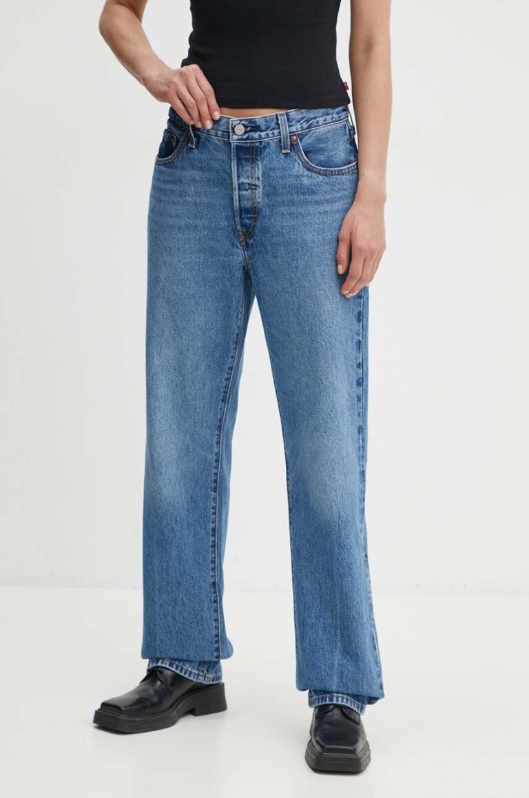 Levi's jeansi 501 90S femei high waist