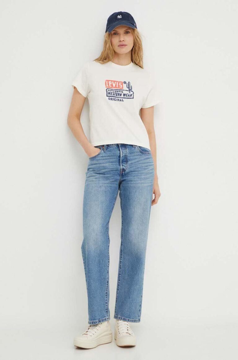 Levi's jeansi 501 90S femei high waist