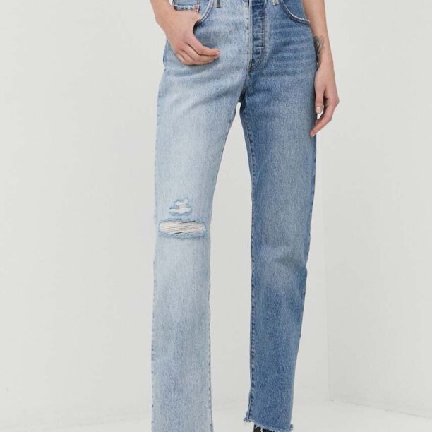 Levi's jeansi 501 femei high waist preţ