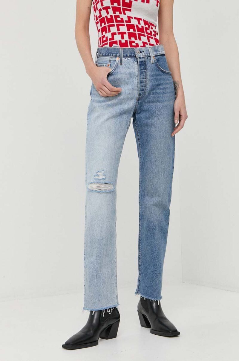 Levi's jeansi 501 femei high waist preţ