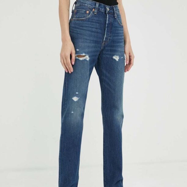 Levi's jeansi 501 femei high waist