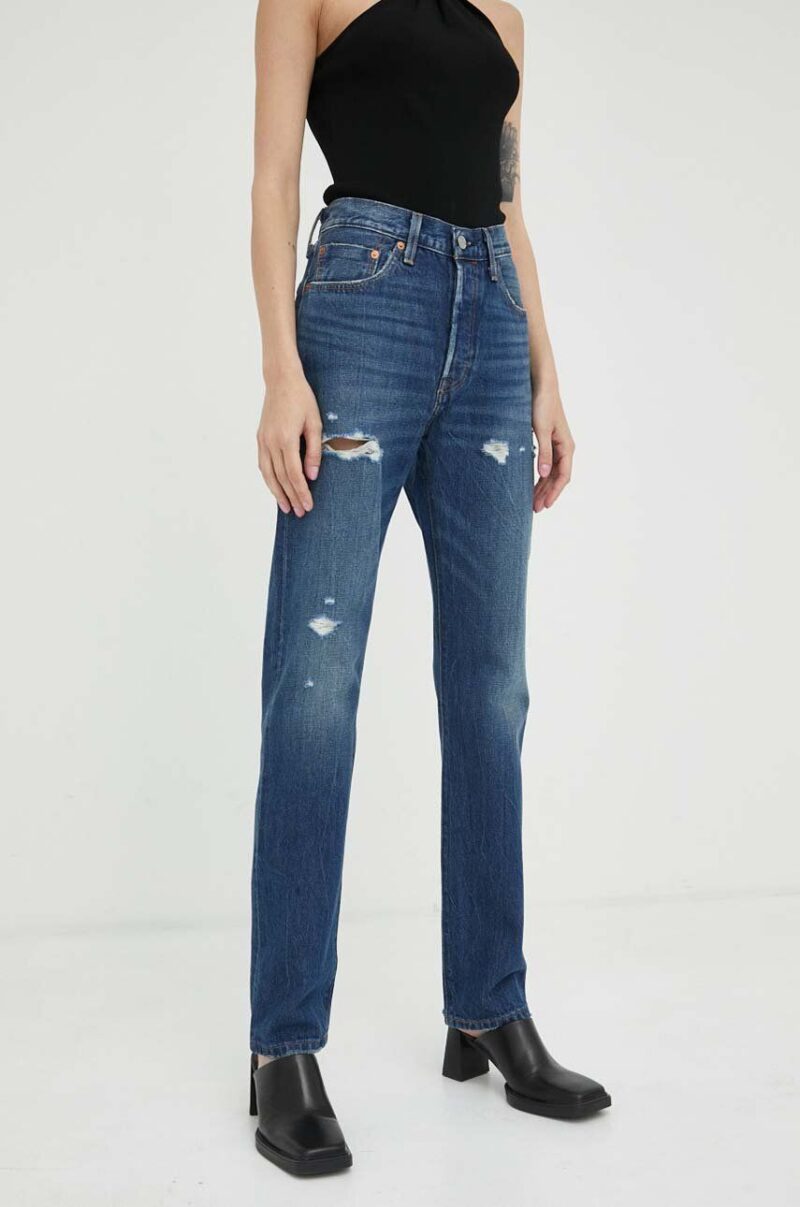 Levi's jeansi 501 femei high waist