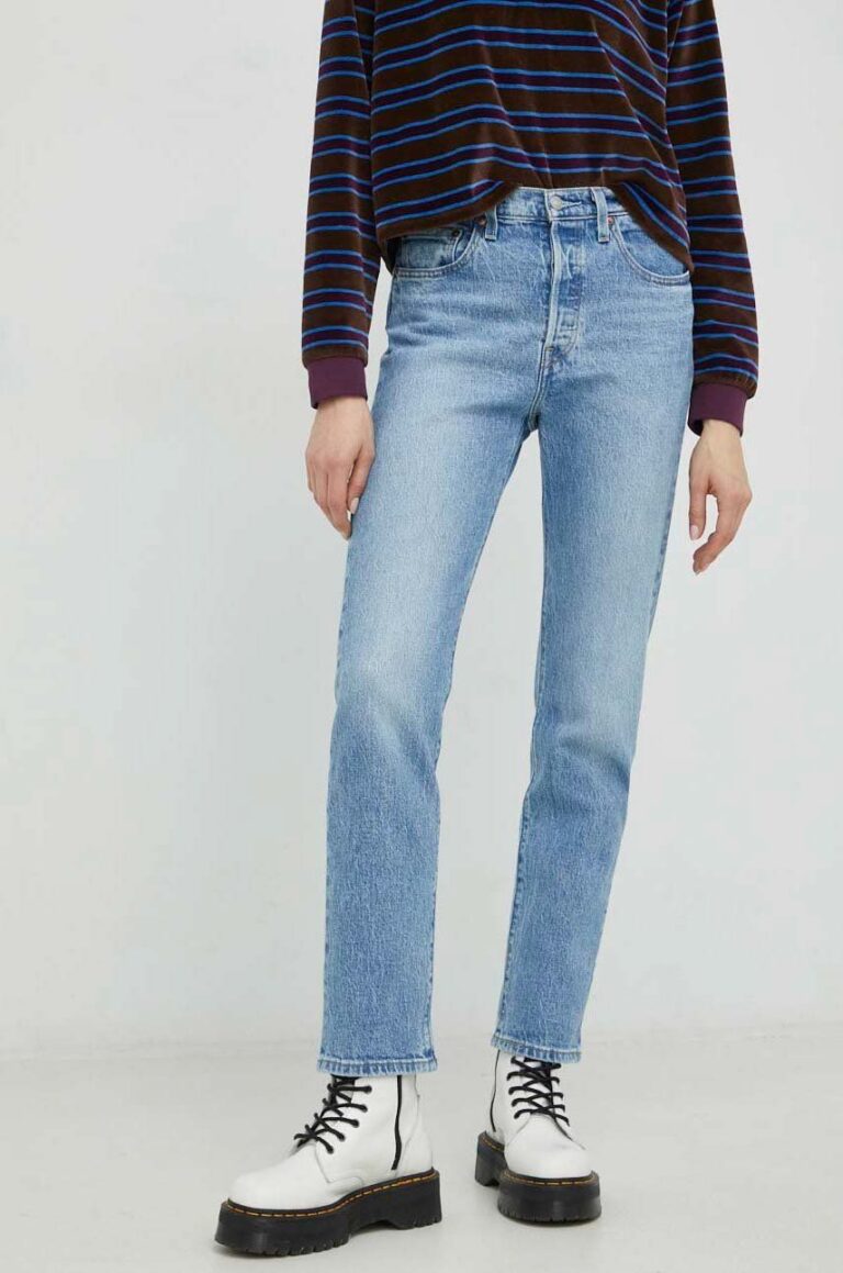 Levi's jeansi 501 femei high waist