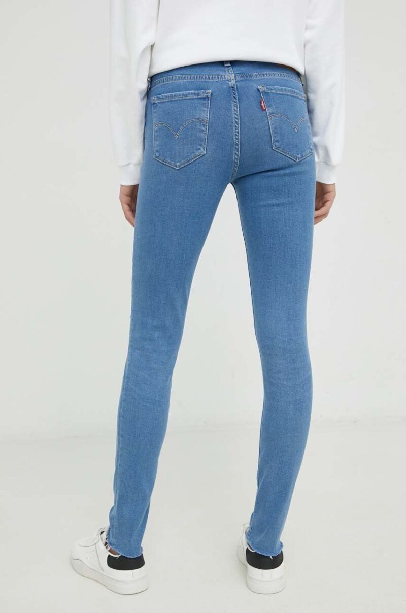 Levi's jeansi 711 Skinny femei medium waist preţ