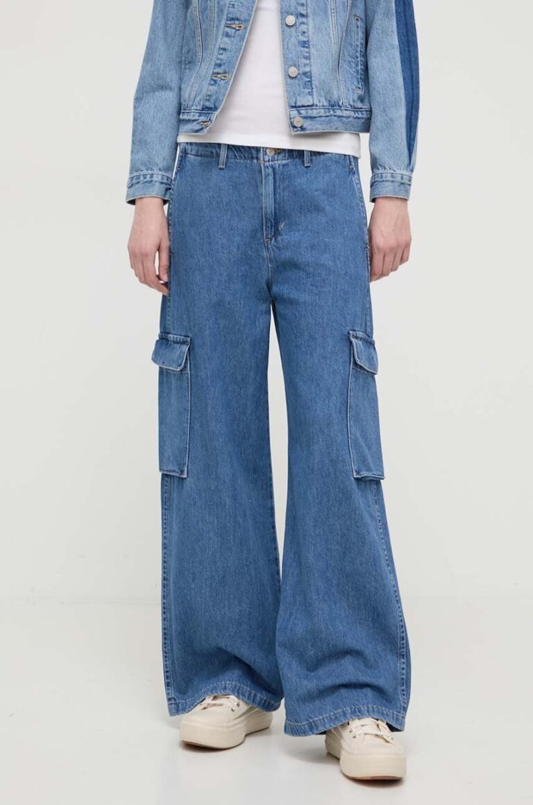 Levi's jeansi BAGGY CARGO DENIM femei