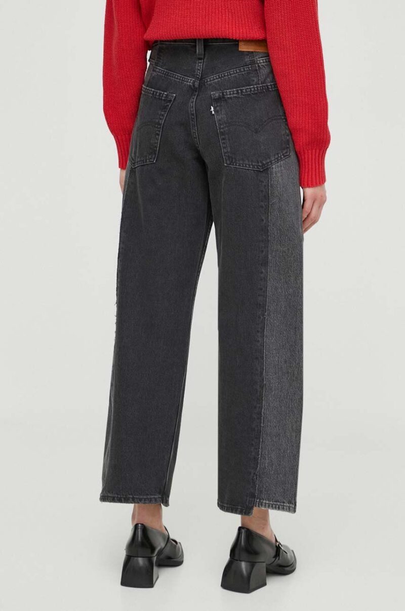 Levi's jeansi BAGGY CROP femei medium waist preţ